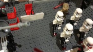 Обзор самоделки LEGO Star Wars база империи