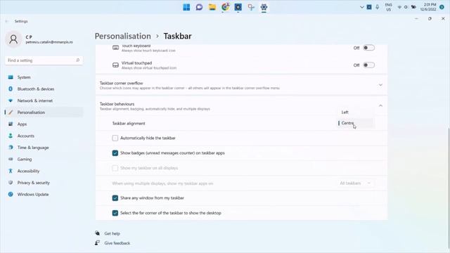 How to set the taskbar to the left in Windows 11 смотреть онлайн