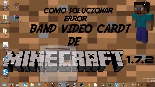 Solucionar Band video cardt windos 8 y 7 minecraft смотреть онлайн