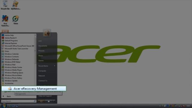 Acer eRecovery - Reinstalar Drivers y Software смотреть онлайн