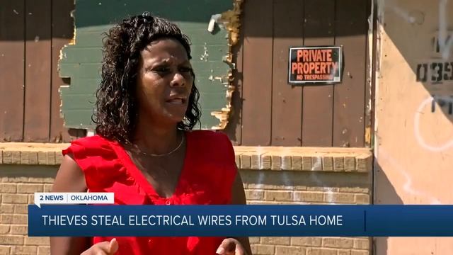 Thieves Steal Electrical Wires From Tulsa Home смотреть онлайн