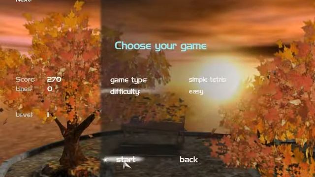 Autumn Sunset - Free Elefun Game (Windows game 2004) смотреть онлайн