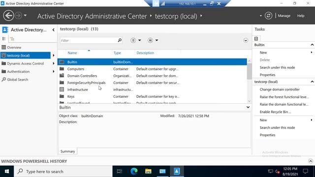 10. Active Directory Recycle Bin - Windows Server 2022 MegaSeries смотреть онлайн