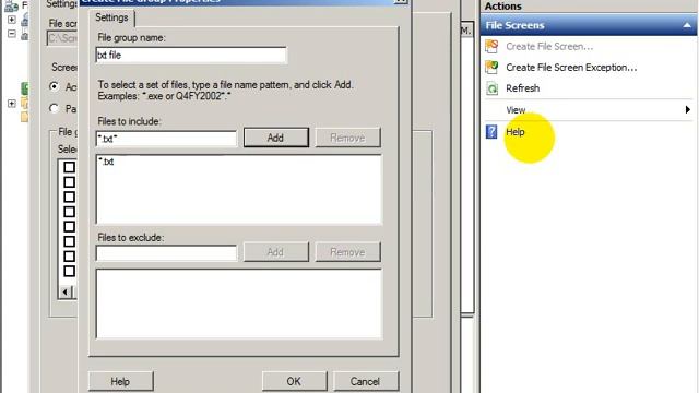 File Server Resource Manager Configuration смотреть онлайн
