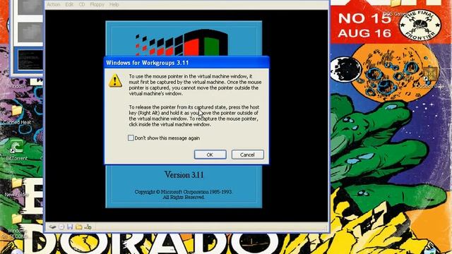 Windows 3.11 in VPC смотреть онлайн