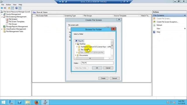 How to configure FSRM File Screen in Bangla смотреть онлайн