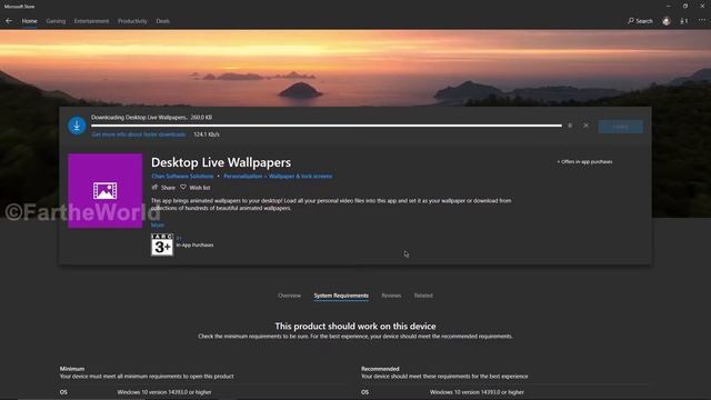 How to set Live Wallpaper in Windows 10| Free |#LiveWallpaper |Far The World| #Windows10 | #FTW |#P смотреть онлайн