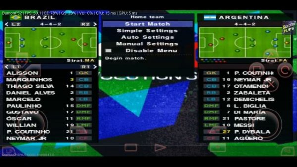 PES 2018 | PLAYSTATION 2 | ANDROID | EMULATOR | DAMON PS2 | DOWNLOAD