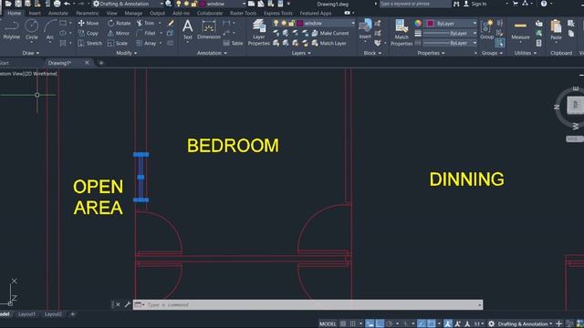 HOW TO DRAW WINDOW IN 2D PLAN AUTOCAD II Draw Windows in 2D Plan || Auto CAD III DUBAI смотреть онлайн