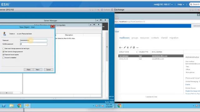 MS Exchange Server 2016 Resources and Rooms Emails Accounts смотреть онлайн