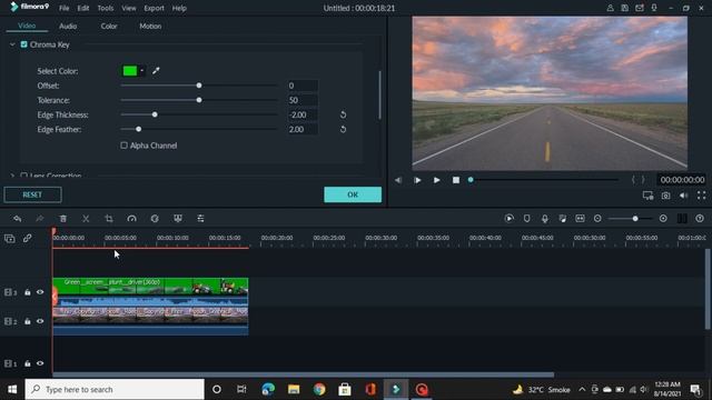 How to use chroma key in filmora 9 || green screen effects смотреть онлайн