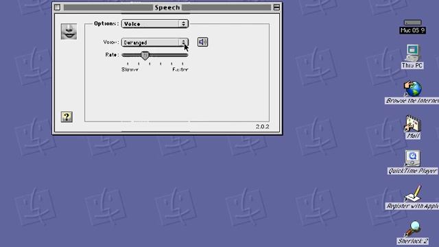 (TTS Demonstration) PlainTalk (MacInTalk) Voices on Mac OS 9 смотреть онлайн