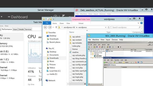 Idle Windows Server running VMs and stuff смотреть онлайн