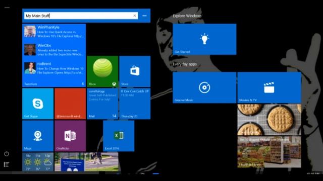 Windows 10 1507 Tablet Mode смотреть онлайн