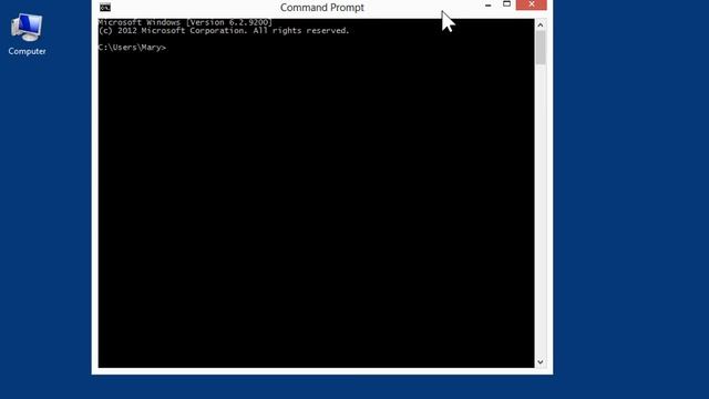 Windows 8.0 Professional - Display Help for an MS DOS Command смотреть онлайн