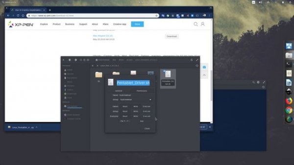 XP-Pen Star 03 driver install on Ubuntu Linux
