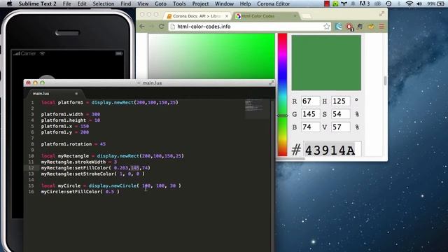 Codezle.com - Introduction to Games programming (Corona SDK) Part 4/12 смотреть онлайн