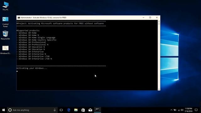 Best Windows 10 Activation 2019 All Editions Without any Software or Keys Febr смотреть онлайн