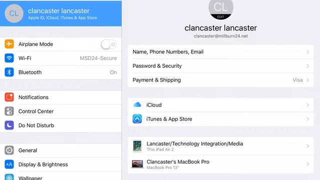 Sign out of iCloud-iPad смотреть онлайн