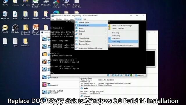 How to install Windows 3.0 Build 14 on VirtualBox! смотреть онлайн