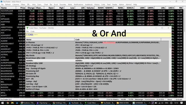 YouTrader - Filter out stocks based on DMA, EMA Cross Over смотреть онлайн