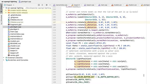 OpenGL Lighting Demo - Adding Slider Actions смотреть онлайн