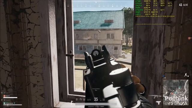 PUBG - Burst-fire Uzi Medium Range - GTX 1070 + i7-6700k смотреть онлайн