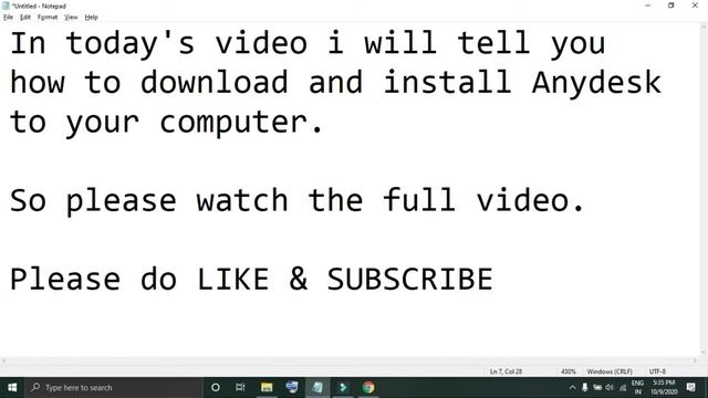 How To Download And Run AnyDesk For Windows 10 смотреть онлайн