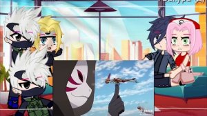 реакция Менмы и его друзей на Какаши （￣︶￣）↗　2 часть