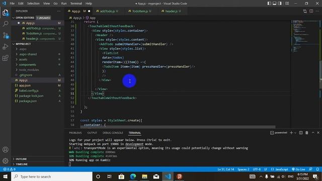 آموزش کامل ری اکت نیتیو- قسمت سیزدهم - Keyboard Dismiss смотреть онлайн