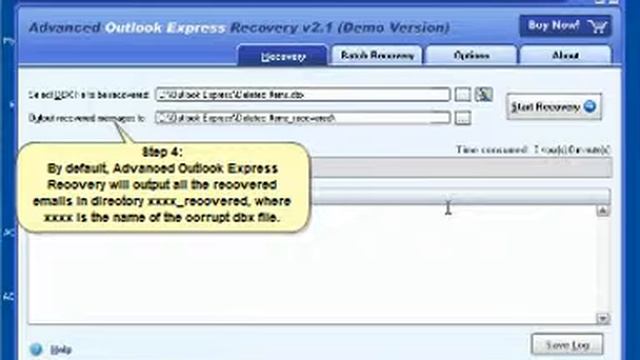 Advanced Outlook Express Recovery demo смотреть онлайн