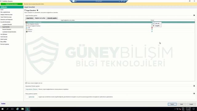 Kaspersky Endpoint Security for Windows Aygıt Denetimi Yapılandırılması #64 смотреть онлайн