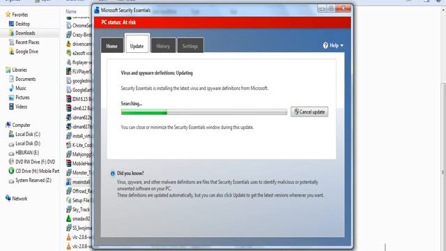 Tutorial instal anti virus Microsoft Security Essentials mp4 смотреть онлайн