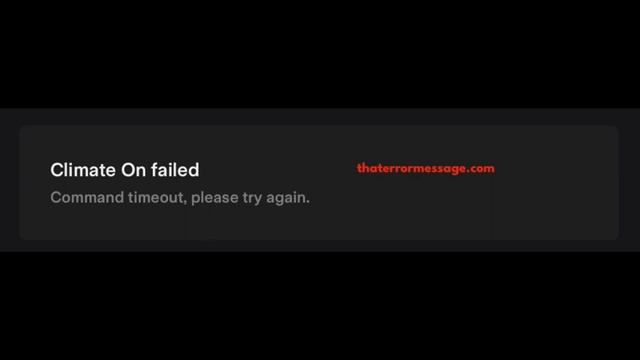 Command timeout, please try again - Climate On Failed (Tesla App) смотреть онлайн