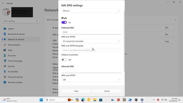How to Enable DNS Over HTTPS on Windows 11 for Extra Privacy смотреть онлайн