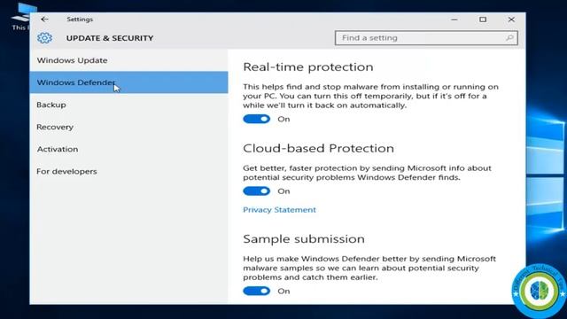 Turn on off windows defender in windows10 смотреть онлайн