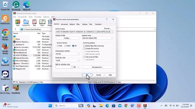 HOW TO ARCHIVE FILES USING WINRAR COMPRESS ZIP RAR WINDOWS 10 WINDOWS 11 (Enable captions) смотреть онлайн