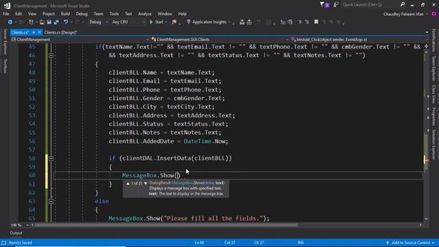C# Project Tutorial For Beginners | Windows forms application in c# in Hindi Urdu Part 11 смотреть онлайн