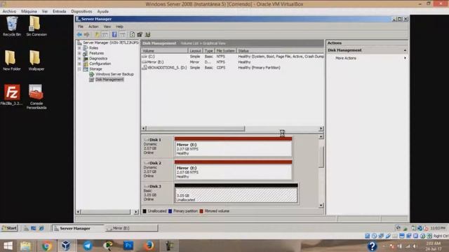 Como Hacer Raid 1 y 5 Windows Server 2008 смотреть онлайн