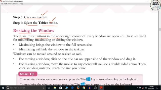 Class 4 Computer Chapter 2 - Introduction to Windows 10 | Part 1 смотреть онлайн
