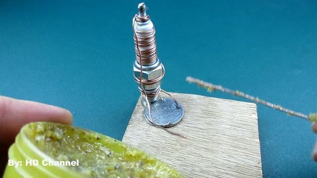 Wireless Electric Free Energy Generator Using Spark Plug & Copper Wire, Science School Project 2019