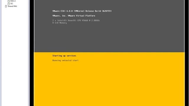4 ESXi initial config смотреть онлайн