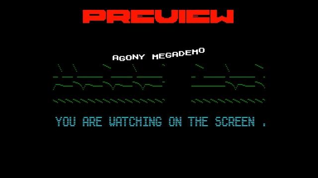 Agony Megademo Preview - Lodz City Coders [#zx spectrum AY Music Demo] смотреть онлайн