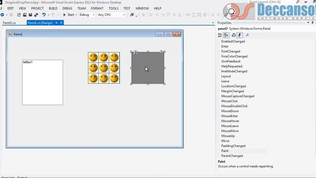 C# Drag And Drop смотреть онлайн