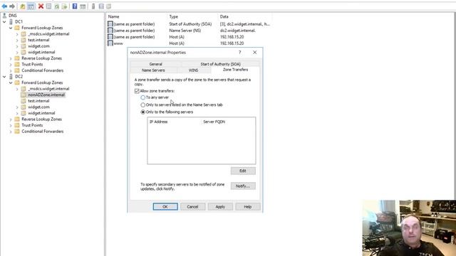 How to create a stub zone in Windows server 2016 DNS смотреть онлайн