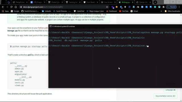 Installation & Creation of Django Project in Windows 10 смотреть онлайн
