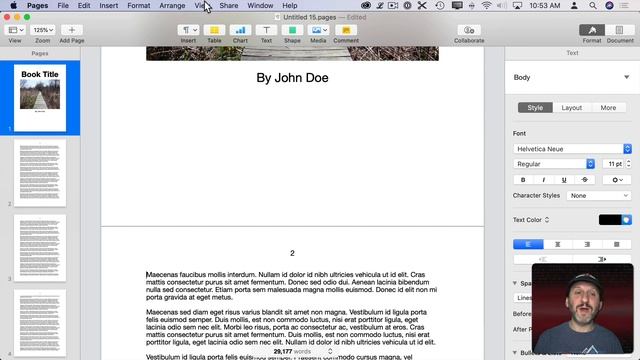 How To Customize Page Numbers In Mac Pages