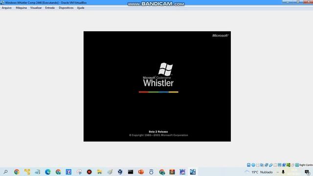 como instalar o Windows Whistler compilação 2446 no Virtualbox смотреть онлайн
