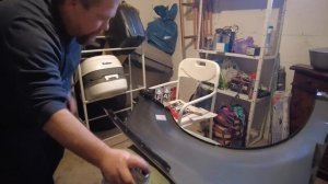 Окраска  автомобильного крыла с баллончика!