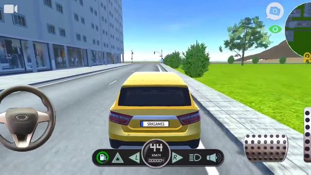 Russian Car Driving Simulator #1 Real Car Driving Android Gameplay смотреть онлайн